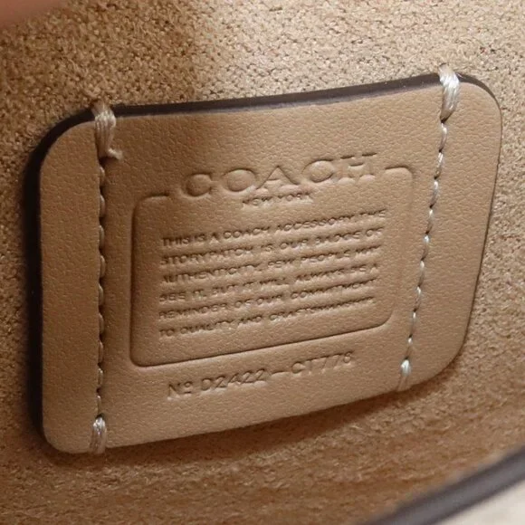 NWT Coach Toni Crossbody Bag in Chalk Leather with Detachable Strap (CT778) - Picture 10 of 11